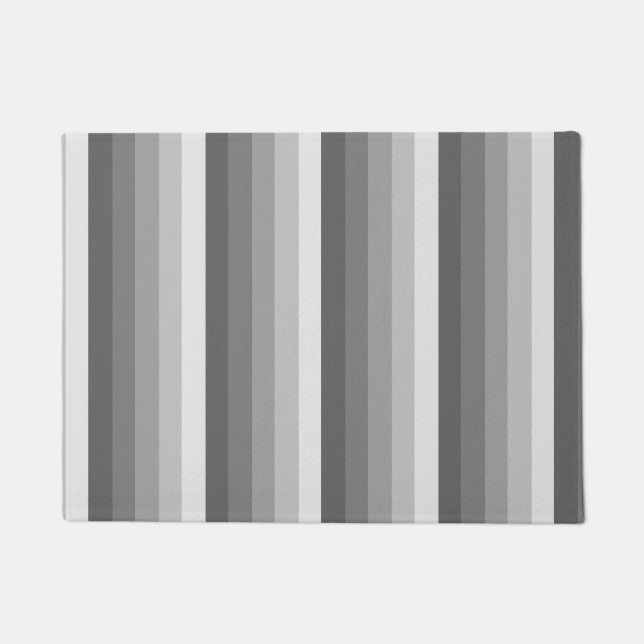 Felpudo Bandas de sombra gris (Anverso)