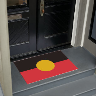 Felpudo Bandera aborigen australiana