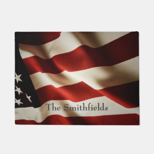Felpudo Bandera americana vertical