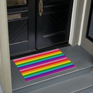 Felpudo Bandera arcoiris de Doormat Orgullo Gay LGBTQIA