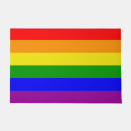 Felpudo Bandera arcoiris del orgullo gay