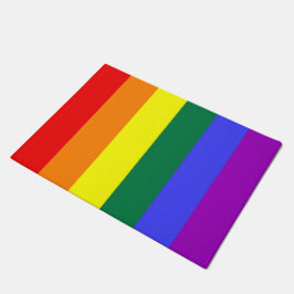 Felpudo Bandera arcoiris del orgullo gay