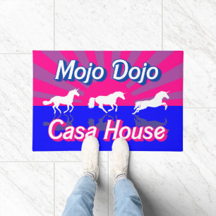 Felpudo Bandera bisexual de Mojo House Unicorn