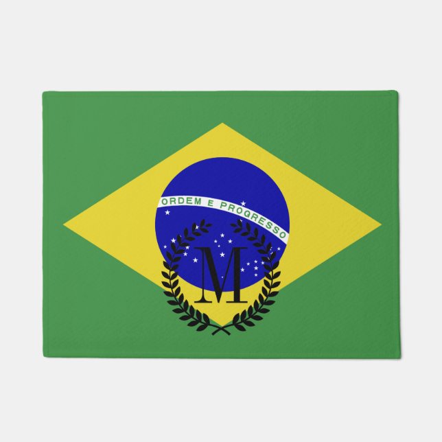 Felpudo Bandera clásica brasileña (Anverso)
