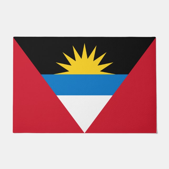 Felpudo Bandera de Antigua y Barbuda (Anverso)