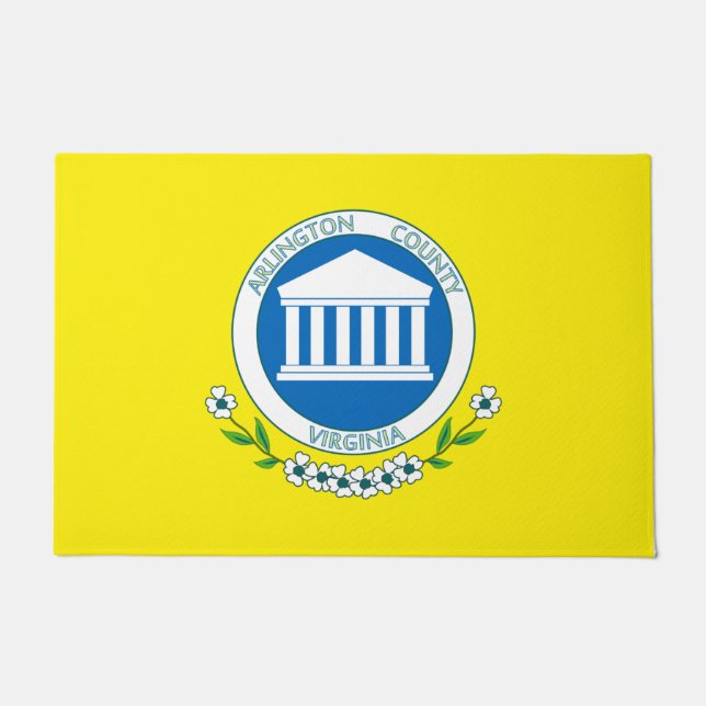 Felpudo Bandera de Arlington (Virginia) (Anverso)