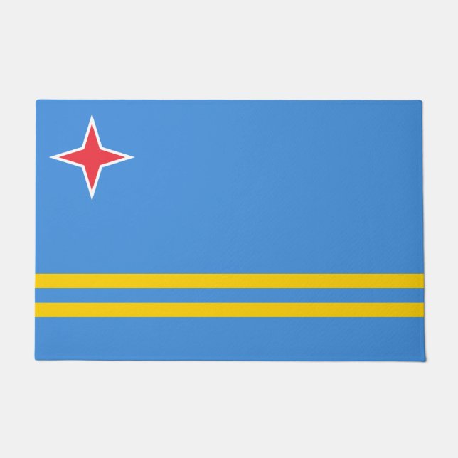 Felpudo Bandera de Aruba (Anverso)