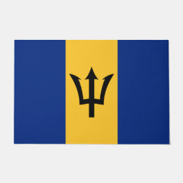 Felpudo Bandera de Barbados (Barbados) (Bajan)