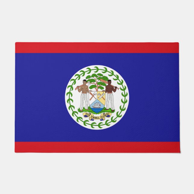 Felpudo Bandera de Belice (Anverso)