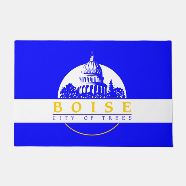 Felpudo Bandera de Boise (ciudad de Idaho) (Anverso)