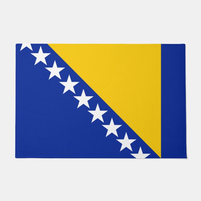 Felpudo Bandera de Bosnia y Herzegovina (Anverso)