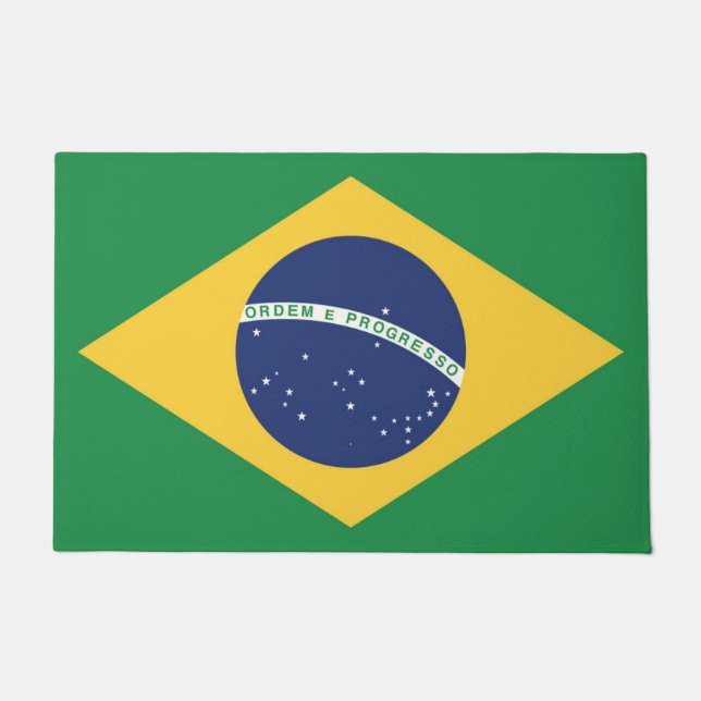Felpudo Bandera de Brasil (Anverso)