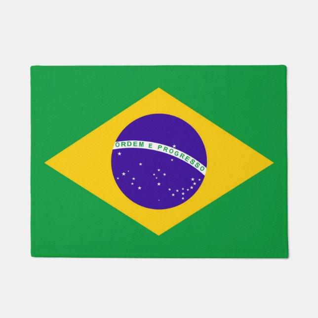 Felpudo Bandera de Brasil (Anverso)