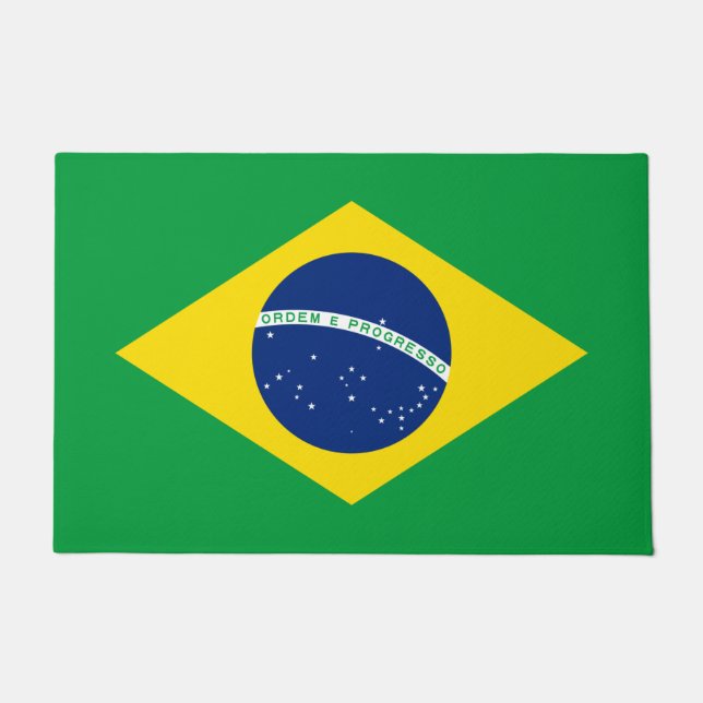 Felpudo Bandera de Brasil (Anverso)