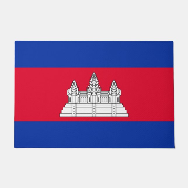 Felpudo Bandera de Camboya (Anverso)