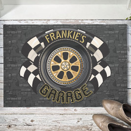 Felpudo Bandera de Carreras personalizado Calor Masculino 