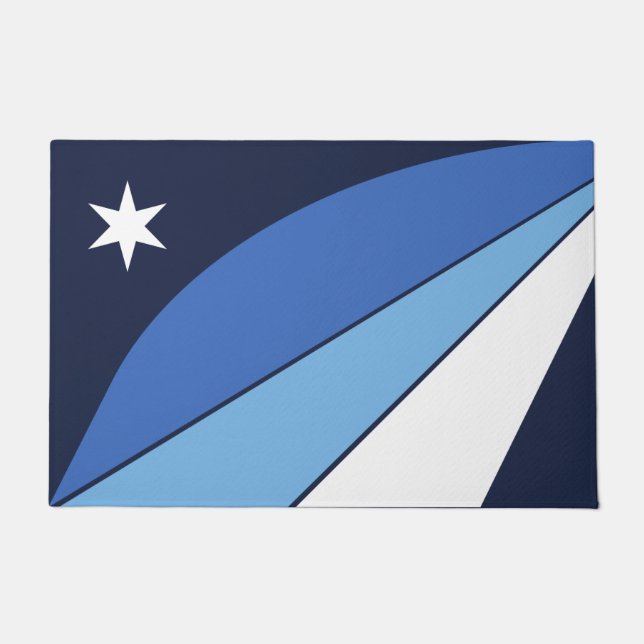 Felpudo Bandera de Columbia (Carolina del Sur) (Anverso)
