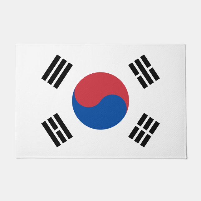 Felpudo Bandera de Corea del Sur (ROK) (Anverso)