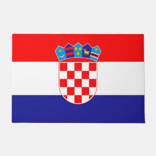 Felpudo bandera de Croacia