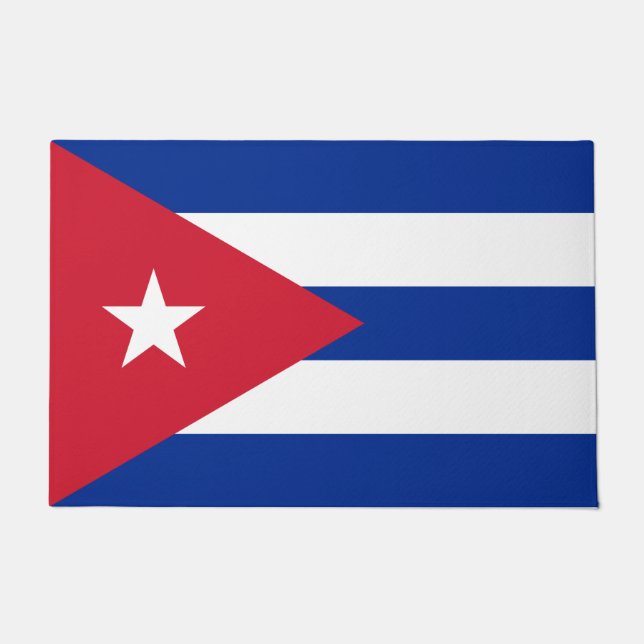 Felpudo Bandera de Cuba (Anverso)