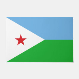 Felpudo Bandera de Djibouti (Nación Africana)