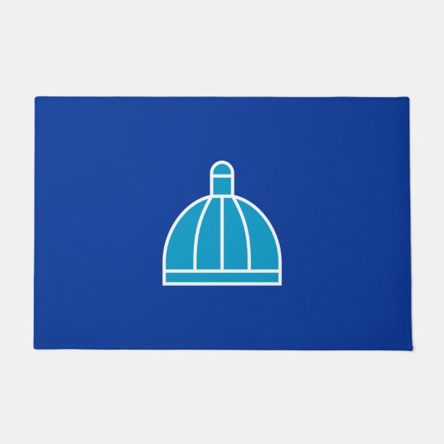 Felpudo Bandera de Durban (Sudáfrica) (Anverso)