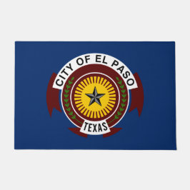 Felpudo Bandera de El Paso (Texas)