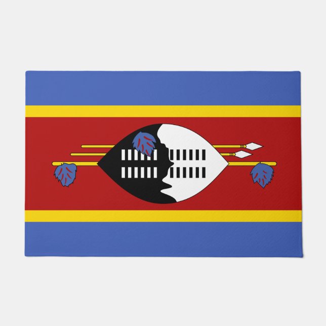 Felpudo Bandera de Eswatini (Swazilandia) (Anverso)