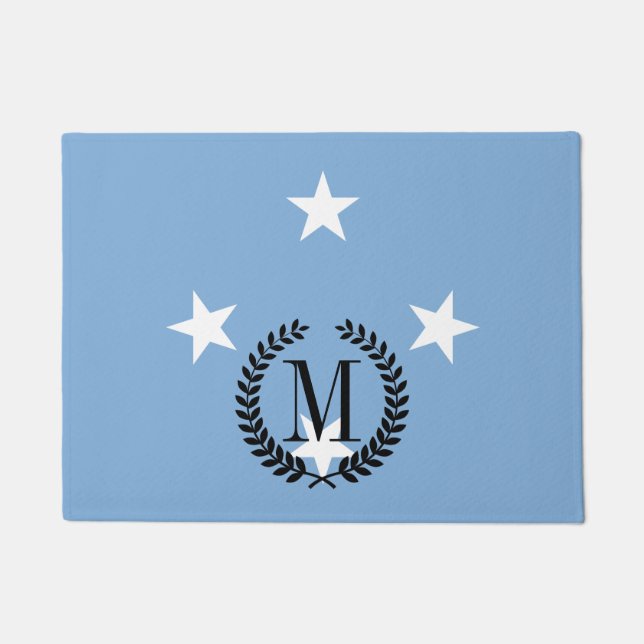 Felpudo Bandera de Federated States of Micronesia (Anverso)