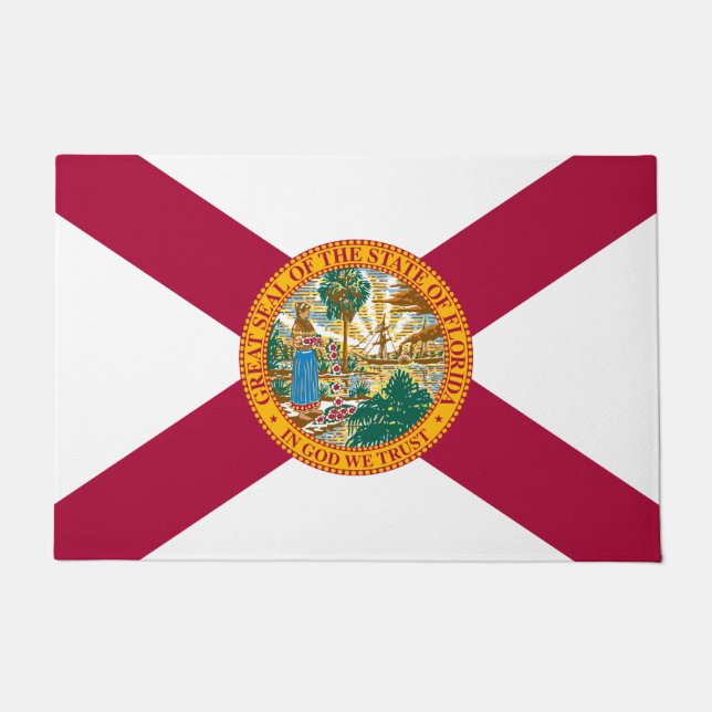 Felpudo Bandera de Florida (Anverso)