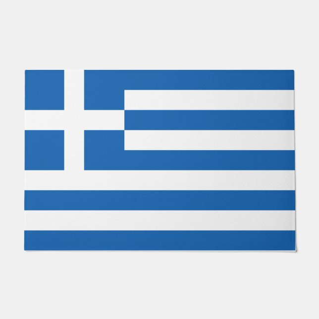 Felpudo Bandera de Grecia  (Anverso)