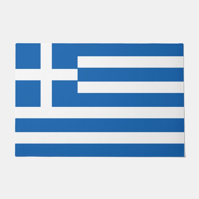 Felpudo Bandera de Grecia (Anverso)