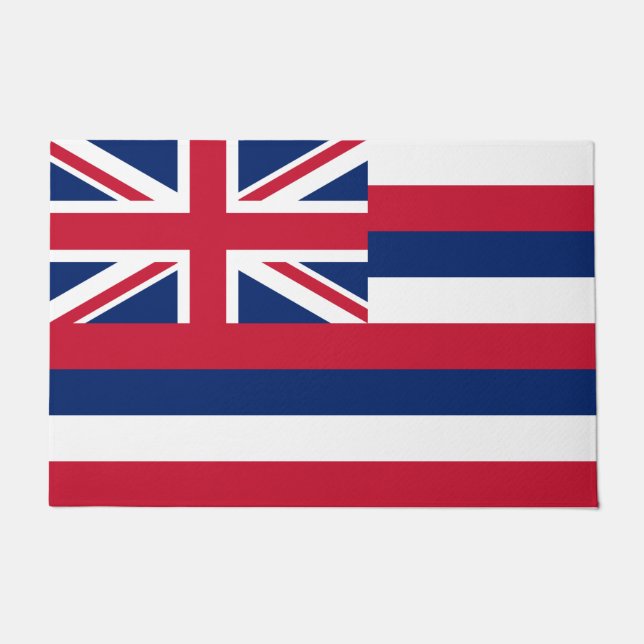 Felpudo Bandera de Hawaii (Estado de los Estados Unidos) (Anverso)