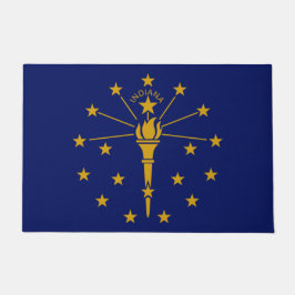 Felpudo Bandera de Indiana (Estado de los Estados Unidos)