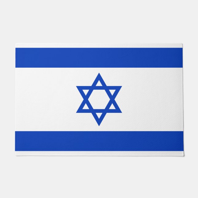 Felpudo Bandera de Israel (Anverso)
