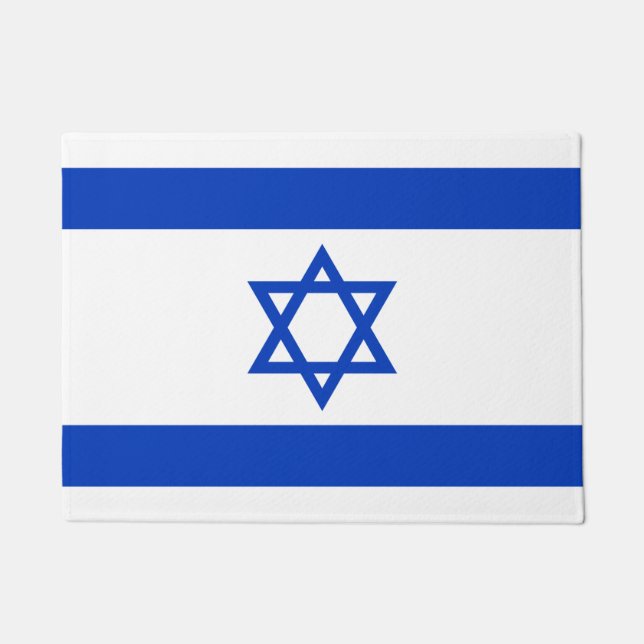 Felpudo Bandera de Israel (Anverso)