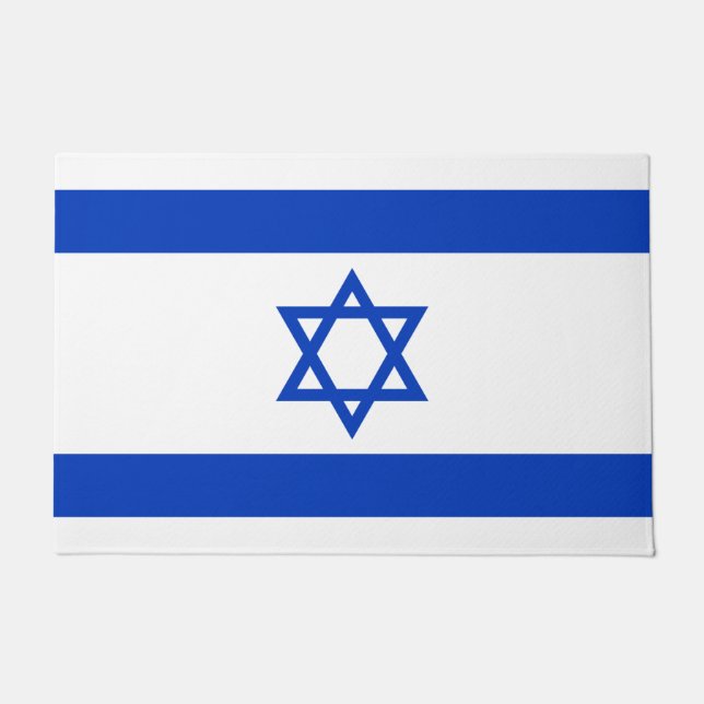 Felpudo Bandera de Israel (Anverso)