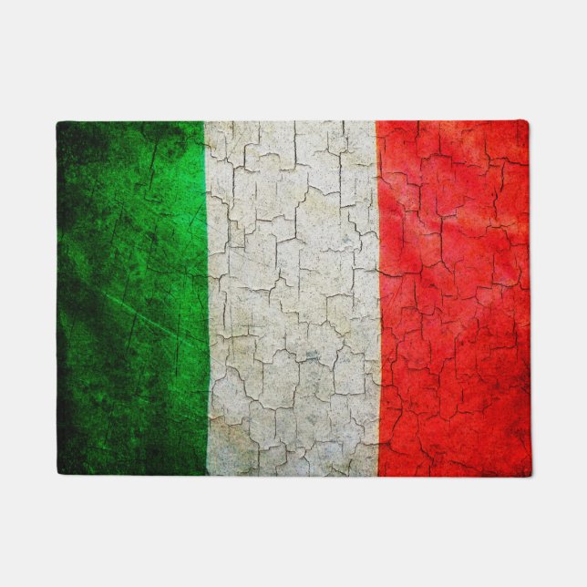 Felpudo Bandera de Italia quebrada (Anverso)