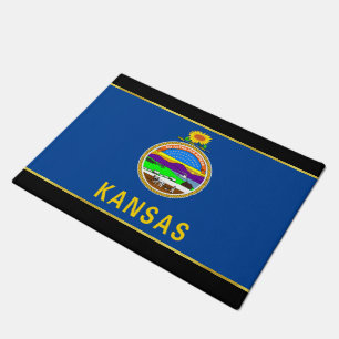 Felpudo Bandera de Kansas