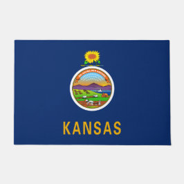 Felpudo Bandera de Kansas