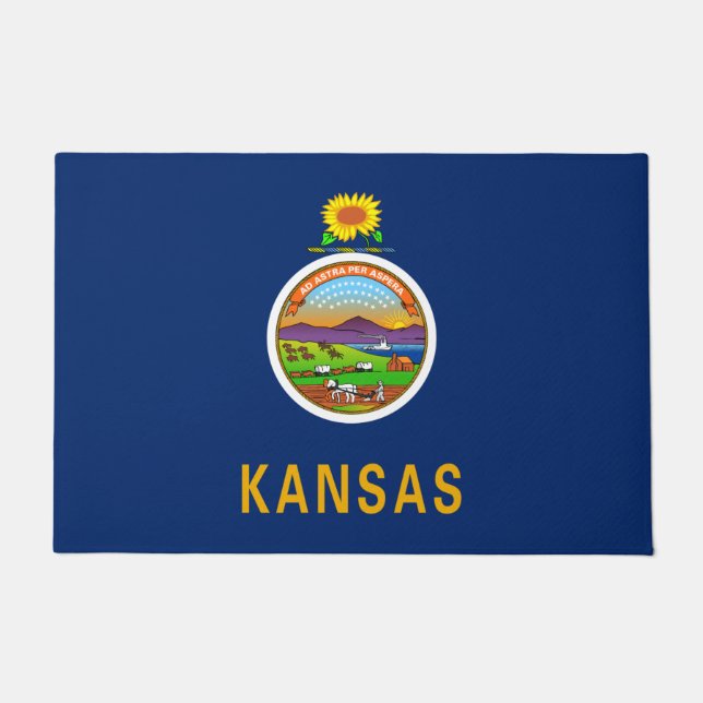 Felpudo Bandera de Kansas (Anverso)