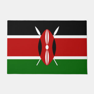 Felpudo bandera de Kenia