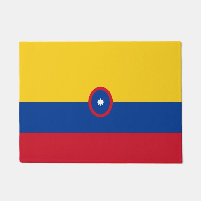 Felpudo Bandera de la bandera civil colombiana (Anverso)