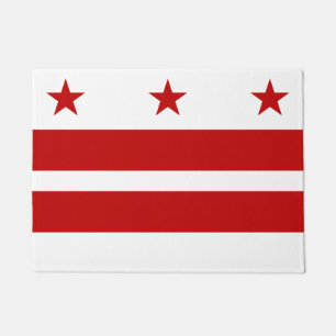 Felpudo Bandera de la C.C. de Washington, bandera del