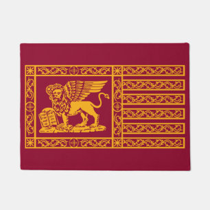 Felpudo Bandera de la Cartera Fotográfica de Venecia
