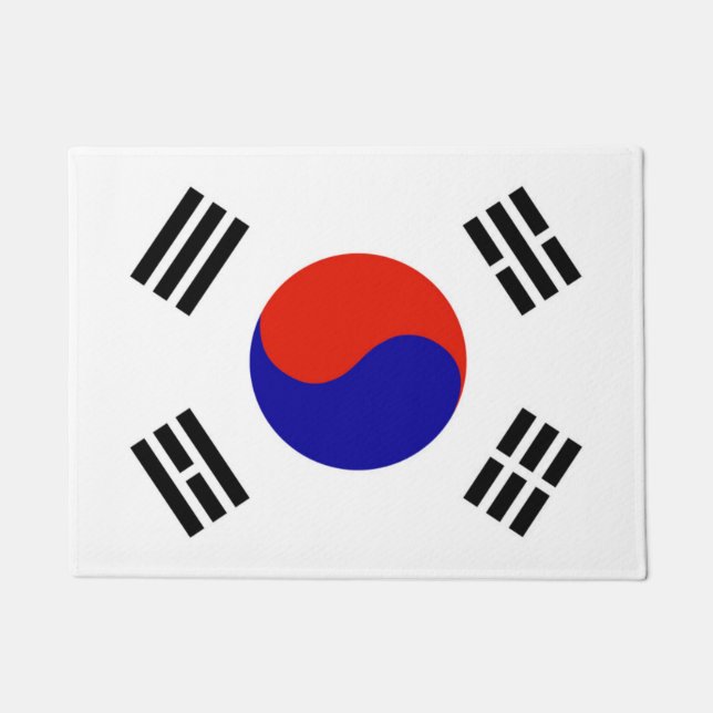 Felpudo Bandera de la Corea del Sur (Anverso)