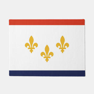 Felpudo Bandera de la puerta Matt de New Orleans