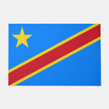 Bandera de la RDC (República Democrática del Congo