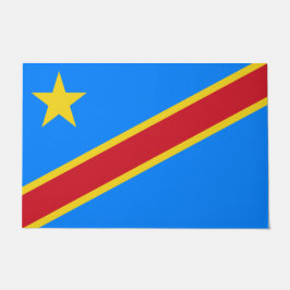 Felpudo Bandera de la RDC (República Democrática del Congo