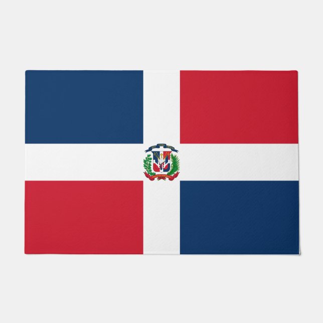 Felpudo Bandera de la República Dominicana (Anverso)